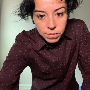 Express 1MX stretch cotton. Never worn